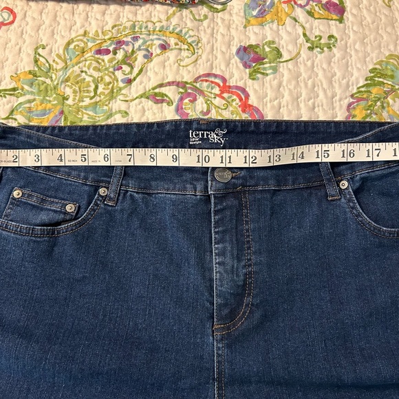 terra & sky, Jeans, size 18W straight leg - Picture 7 of 8